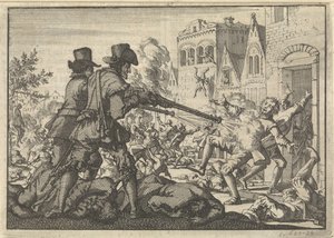 Asesinato de los reformados en Tirano, 1620 de Jan Luyken