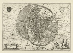 Plano de Lovaina, 1581 de Jan Luyken