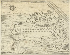 Mapa de la Batalla de Landen