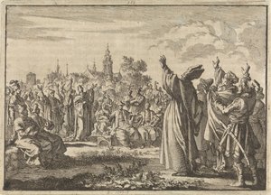 Dieta polaca en la que Augusto II el Fuerte es proclamado rey por una parte y el francés Luis de Borbón-Conti por la otra, 1697