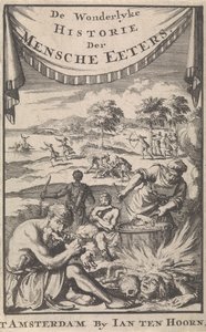 La maravillosa historia de los comedores de humanos por A. Magyrus, 1696 de Jan Luyken