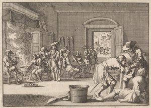 Persecución de los reformados en Francia, 1685 de Jan Luyken