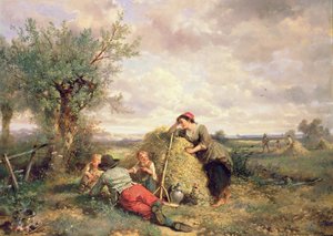 Haciendo heno de Jan Mari Henri Ten Kate