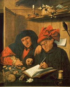 Los recaudadores de impuestos ... (óleo sobre lienzo)