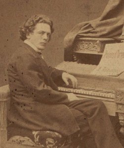 Retrato del compositor Anton Rubinstein 1829-1894, ca. 1860-1870