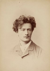 Retrato del compositor Ignacy Jan Paderewski 1860-1941, ca. 1883 de Jan Mieczkowski