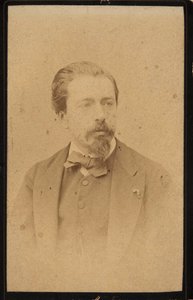 Retrato del violinista y compositor Henryk Wieniawski 1835-1880