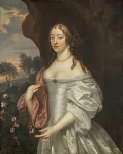 Retrato de Jacoba van Orliens, esposa de Jacob de Witte de Haamstede de Jan Mijtens