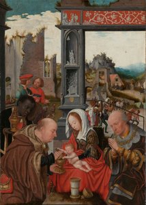 La Adoración de los Magos, c.1520-5 de Jan Mostaert
