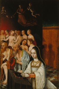 Las almas de los justos y el donante, c. 1520 de Jan Mostaert