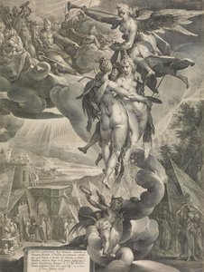 Apoteosis de las artes, ca. 1619 de Jan Muller