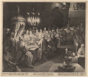 El festín de Belsasar de Jan Muller