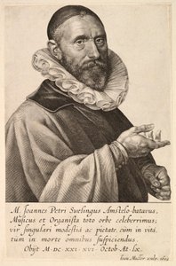 Retrato de Jans Pietersz Sweelinck, pub. 1624