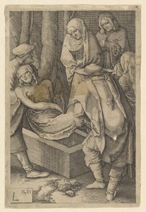 El Entierro copia, 1521 de Jan Muller