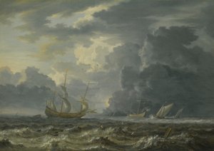 Navegar en mares agitados de Jan Peeters the Elder