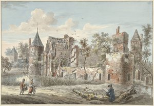 Ruinas del Huis ter Haar cerca de Maarssen de Jan Philip Reuthel jr.