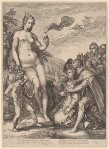 El culto de Venus de Jan Pietersz Saenredam, after Hendrik Goltzius