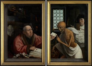 La muerte y el avaro, c.1515-21 (óleo sobre tabla) de Jan Provoost