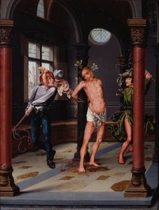 Flagelación, c.1510-15 (óleo sobre tabla) de Jan Provoost