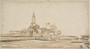 Puerta de Haarlem en Ámsterdam de Jan Ruischer