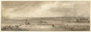 Vista de Naarden, vista desde Muiderberg de Jan Ruyscher