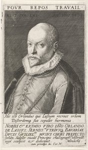 Retrato del compositor Orlando di Lasso 1532-1594