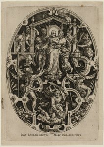Traición a Cristo, de La Pasión de Cristo de Jan Sadeler I