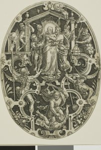 Traición a Cristo, de La Pasión de Cristo de Jan Sadeler I