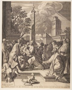 Cristo y los niños de Jan Sadeler I