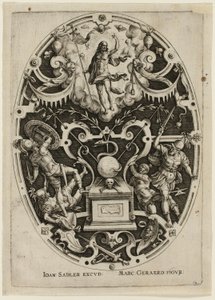 Resurrección, de la Pasión de Cristo de Jan Sadeler I
