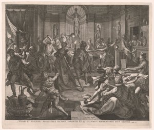 El carnaval (o el hijo pródigo) de Jan Sadeler I