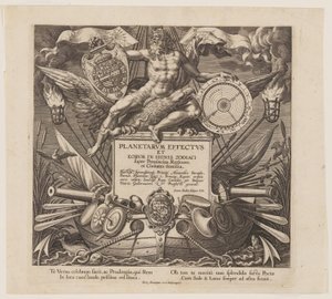 Portada, de Los siete planetas de Jan Sadeler I