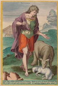 Benjamín de Jan Sadeler I after Crispen van den Broecke