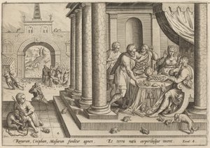 La Plaga de las Ranas de Jan Sadeler I, after Maarten van Cleef