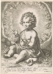 Antes de Christuskind como Salvatore de Jan Saenredam (attributed to)