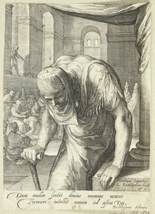 La anciana deforme, sanada por Jesús