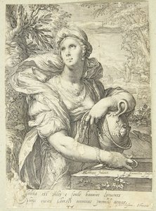 La mujer samaritana en el pozo de Jan Saenredam