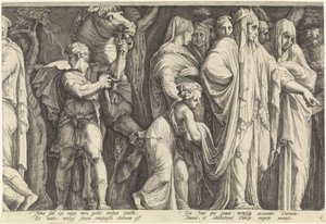 Frisón con el castigo de Niobe (lámina 6)