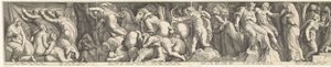 Frisón con el castigo de Niobe de Jan Saenredam