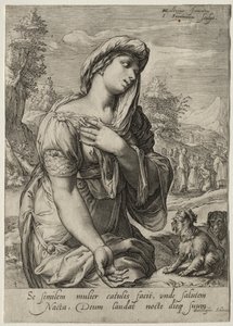 Heroines of the New Testament:  The Canaanite de Jan Saenredam