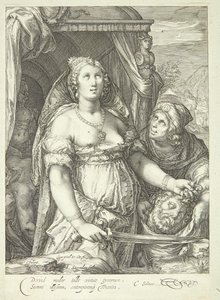Judith con la Cabeza de Holofernes de Jan Saenredam