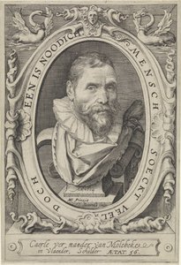 Retrato de Karel van Mander de Jan Saenredam