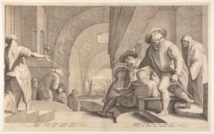 Adoración de los pastores de Jan Saenredam