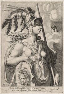 Three Goddesses de Jan Saenredam
