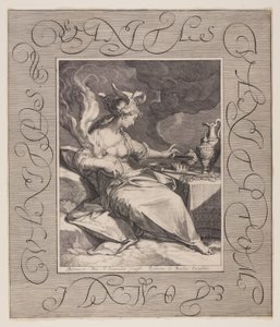 Vanitas Vanitatum et Omnia Vanitas de Jan Saenredam