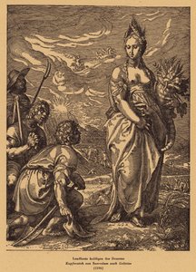 Veneración de Deméter (Ceres) (grabado)