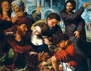 La vocación de San Mateo, mediados del siglo XVI de Jan Sanders Hemessen van