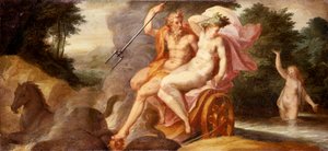 Violación de Proserpina (Ratto di Proserpina), de Jan Soens también conocido como el Flamish, finales del siglo XVI de Jan Soens
