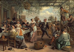 La pareja de baile de Jan Steen