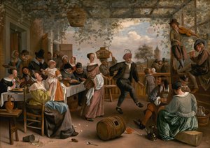La pareja bailando de Jan Steen